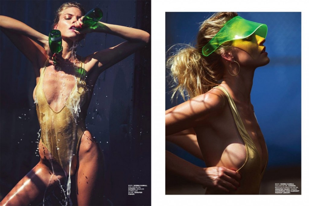 1MAN MAN martha hunt model Victoria heet