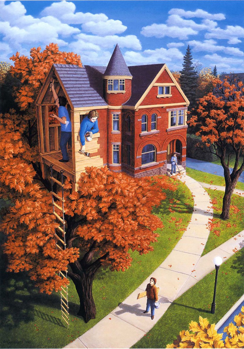 Optische illusie Magisch realism rob Gonsalves13