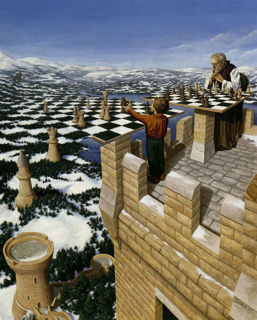 Optische illusie Magisch realism rob Gonsalves14
