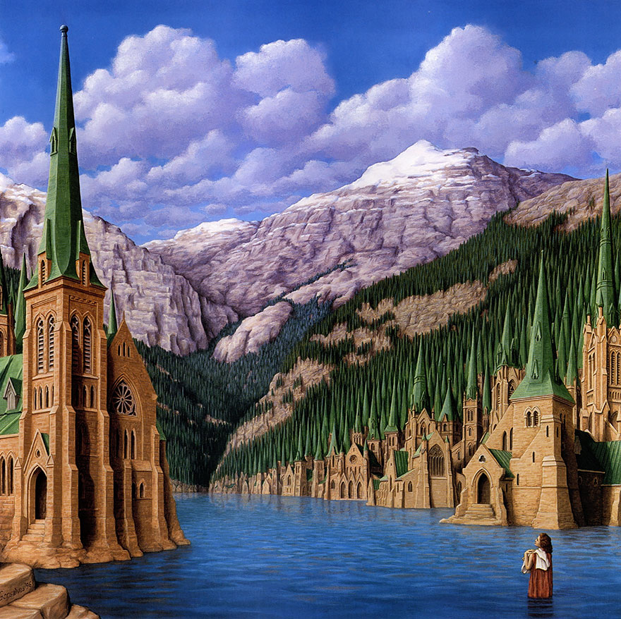 Optische illusie Magisch realism rob Gonsalves20