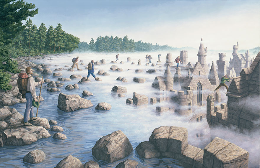 Optische illusie Magisch realism rob Gonsalves22
