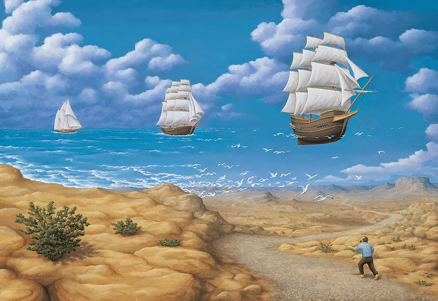 Optische illusie Magisch realism rob Gonsalves23