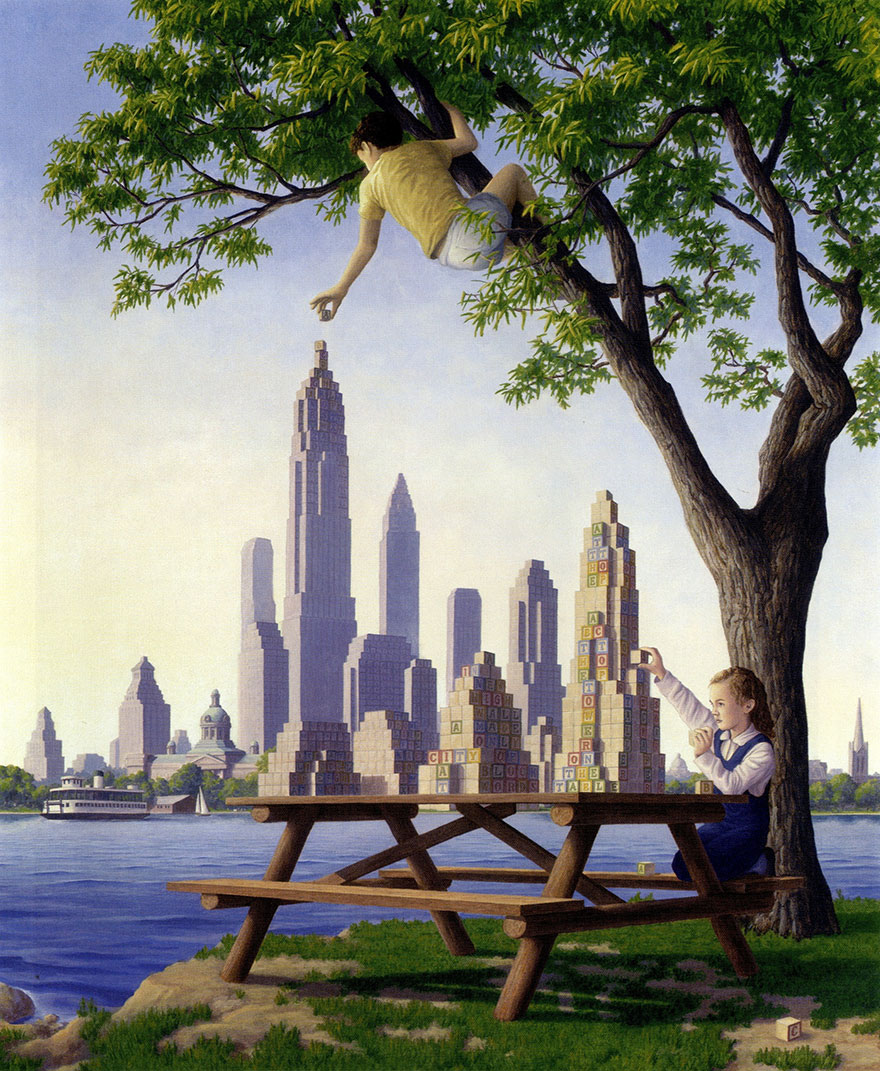 Optische illusie Magisch realism rob Gonsalves7