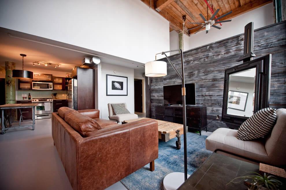 appartement industrieel staal beton hout7