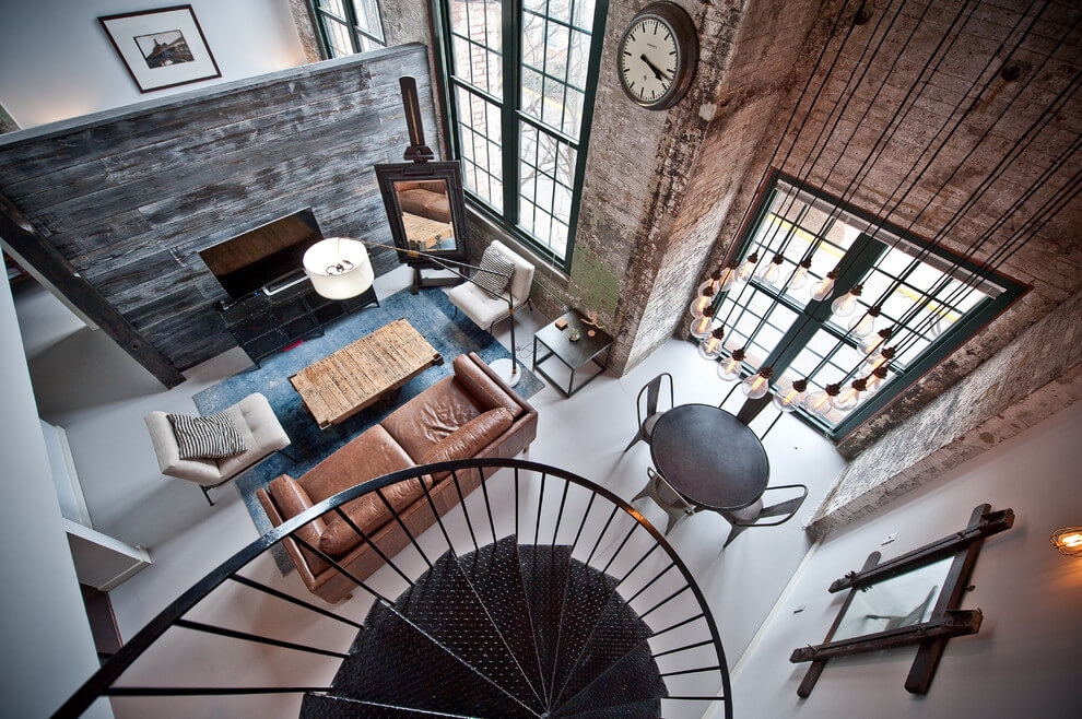 appartement industrieel staal beton hout9