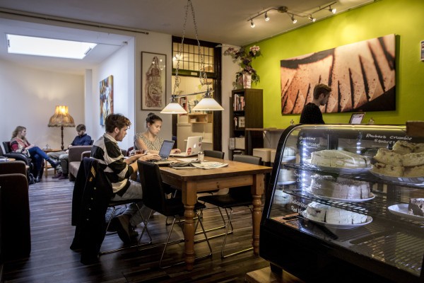 Groningen 20141020. Koffiezaak Black & Bloom. foto: Pepijn van den Broeke