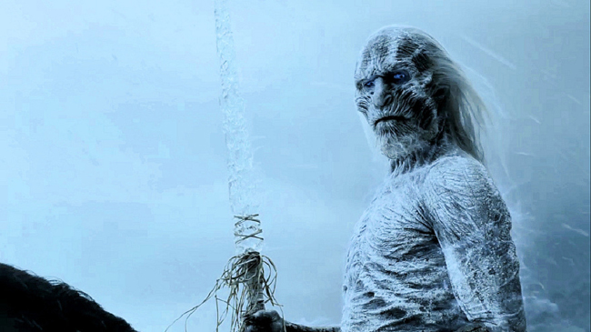 man man game of thrones white walkers
