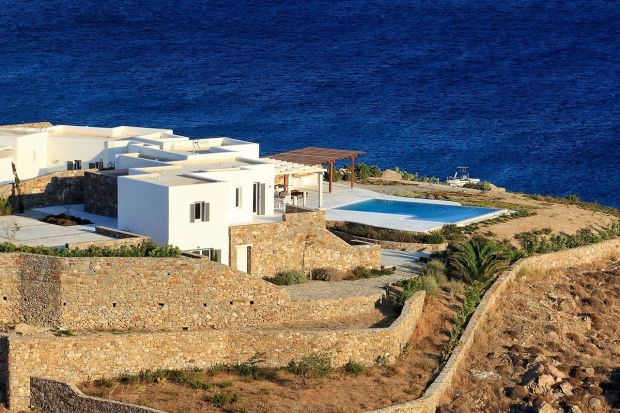 Griekenland mykonos luxe villa man man mansion vakantiehuis 1