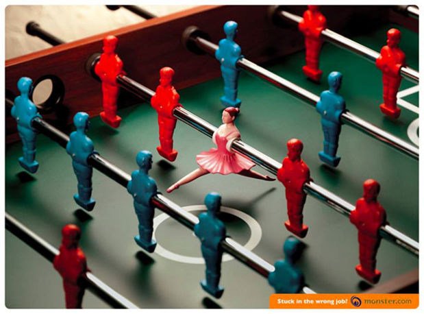 Orginele advertenties creatief vindingrijk man man marketing 11