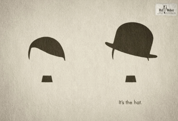 Orginele advertenties creatief vindingrijk man man marketing 35