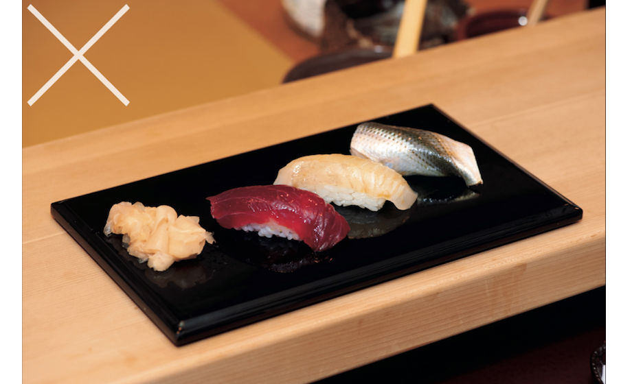 Dippen sushi restaurant tafelmanieren etiquette man man 2