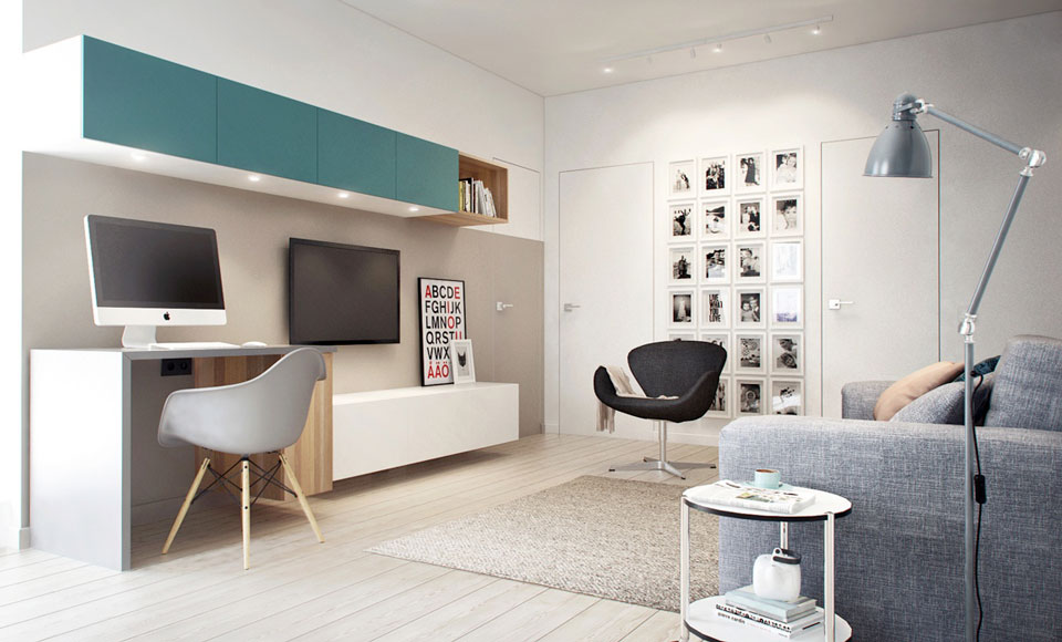 Man man klien appartement studio opbering slim 8