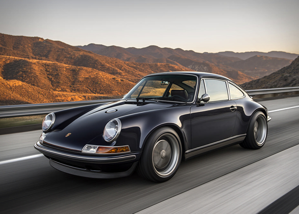 Porsche 911-Singer-auto-zwart-autobedrijf-fabriek-snelheid-MAN-MAN