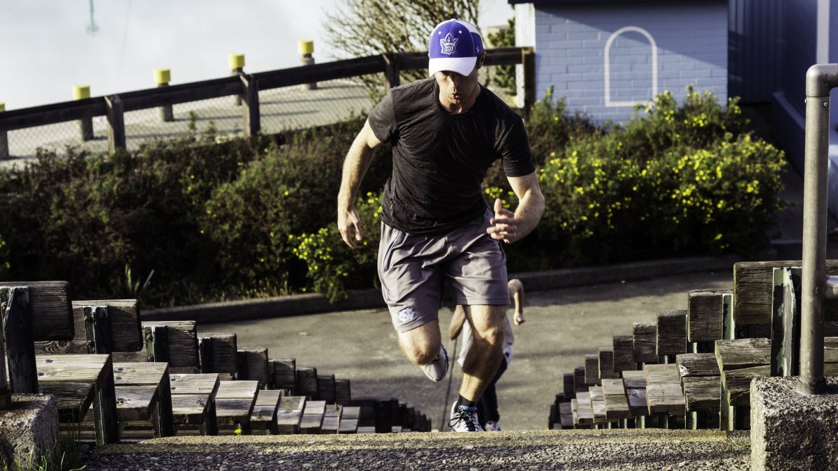 trap lopen heren sporten vet verbranden MAN MAN