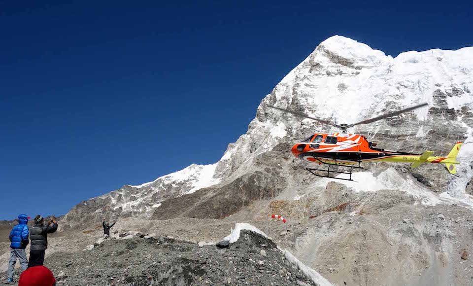 everest base camp nepal man man