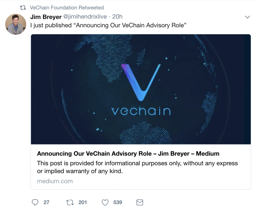 waarom je in VeChain moet investeren MAN-MAN