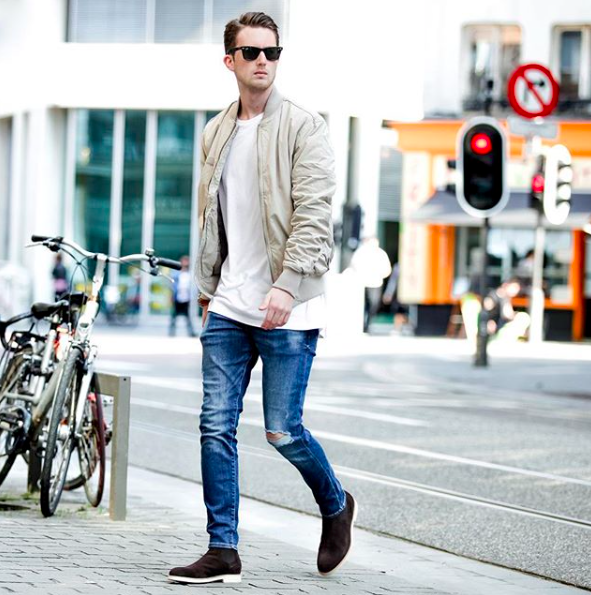 Jeans how to midblauw MAN MAN