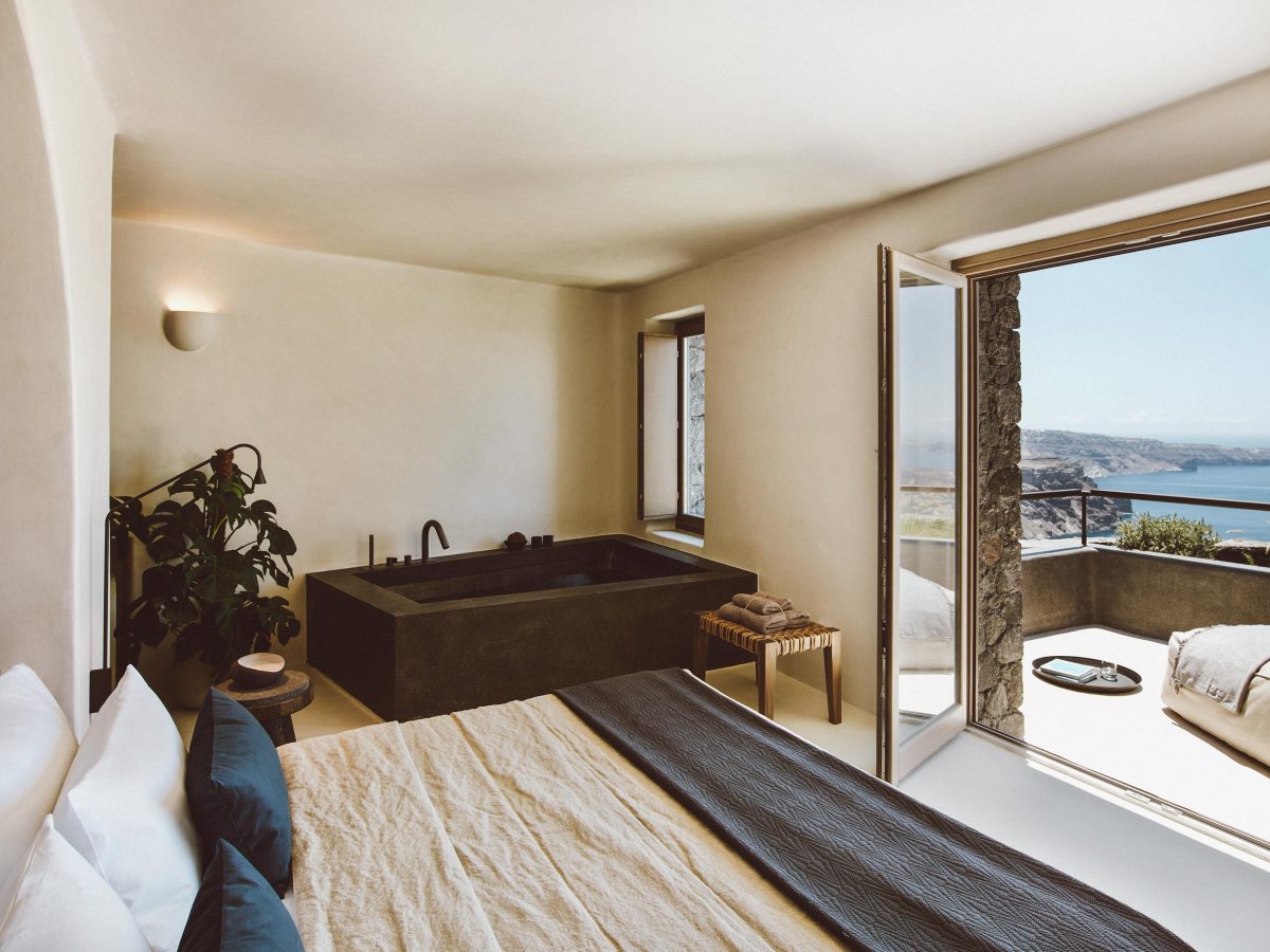 luxe villa Santorini MAN MAN