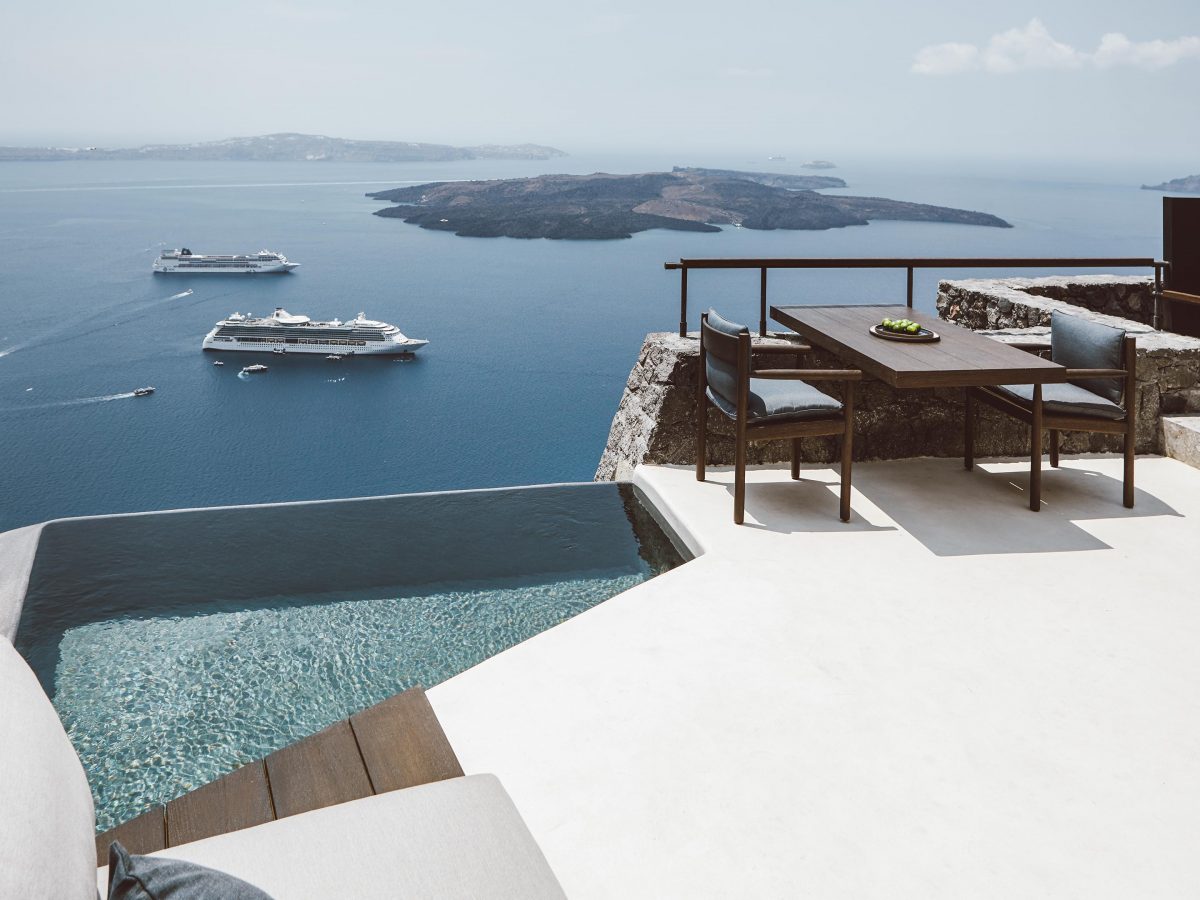 luxe villa Santorini MAN MAN