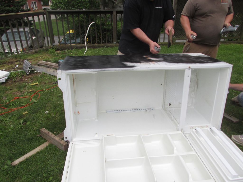 koelkast diy cooler verven