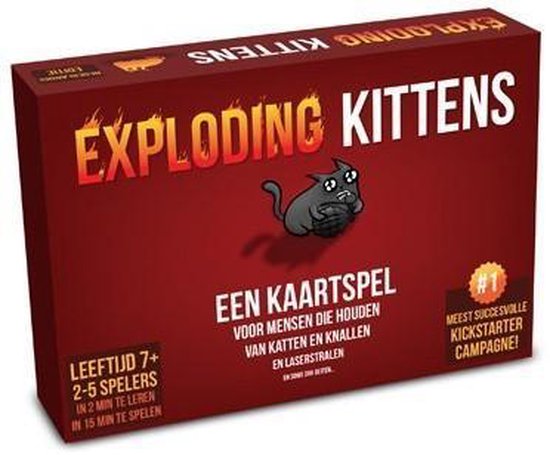 Exploding Kittens gezelschapsspel 