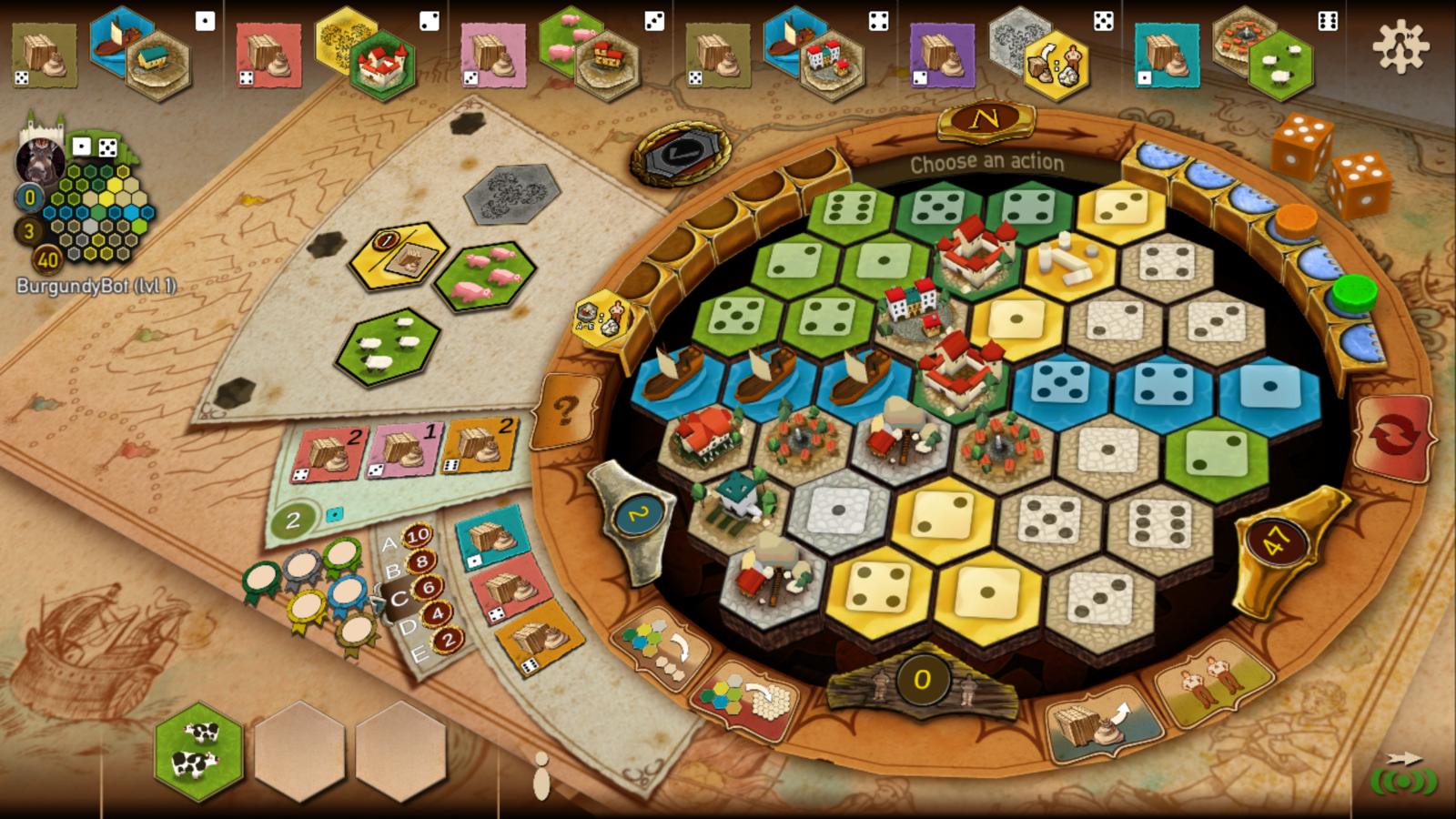 bordspelen op mobiel applicaties