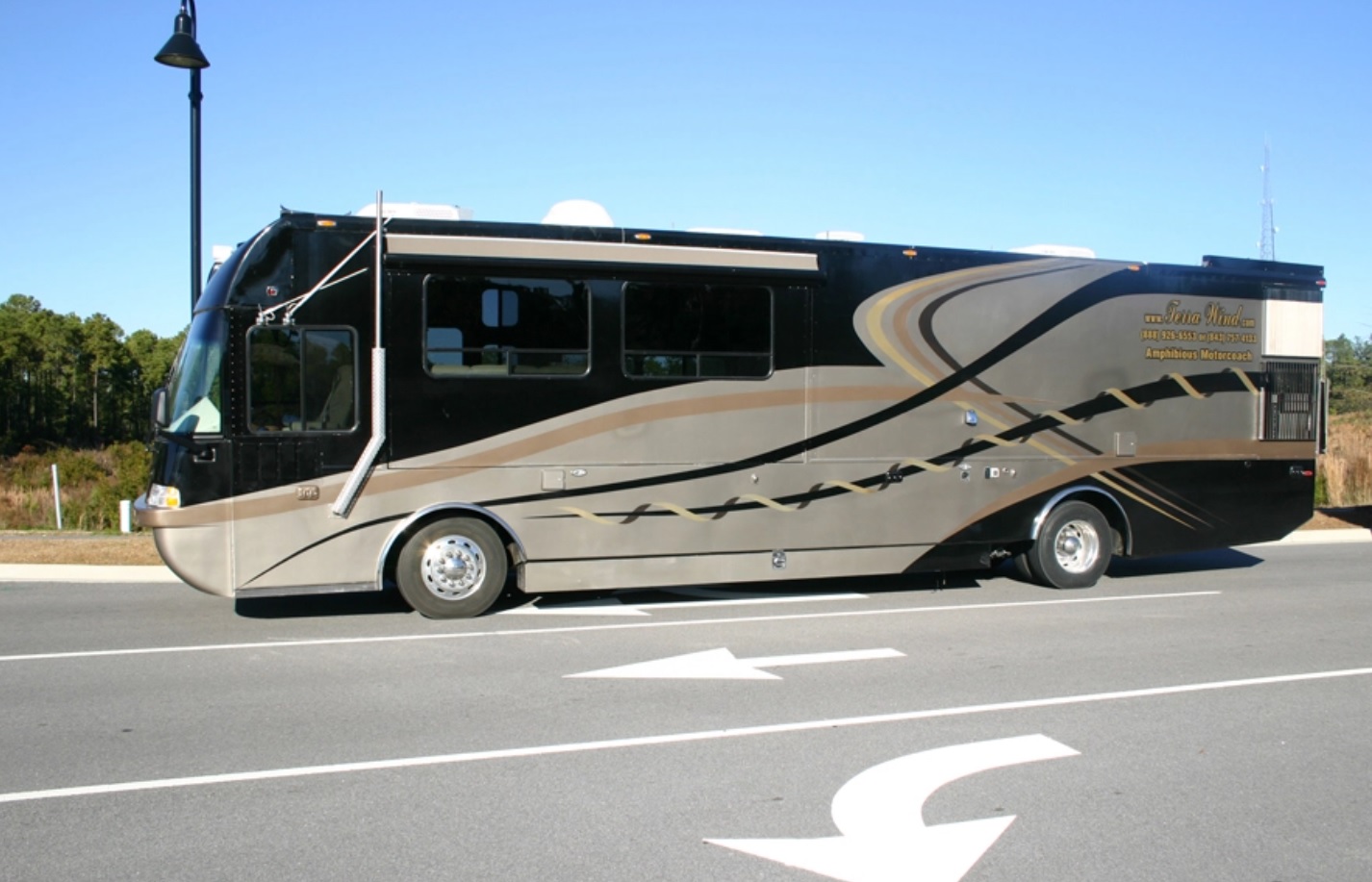 buitenkant van camper