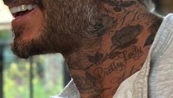 david beckham rozen tattoo