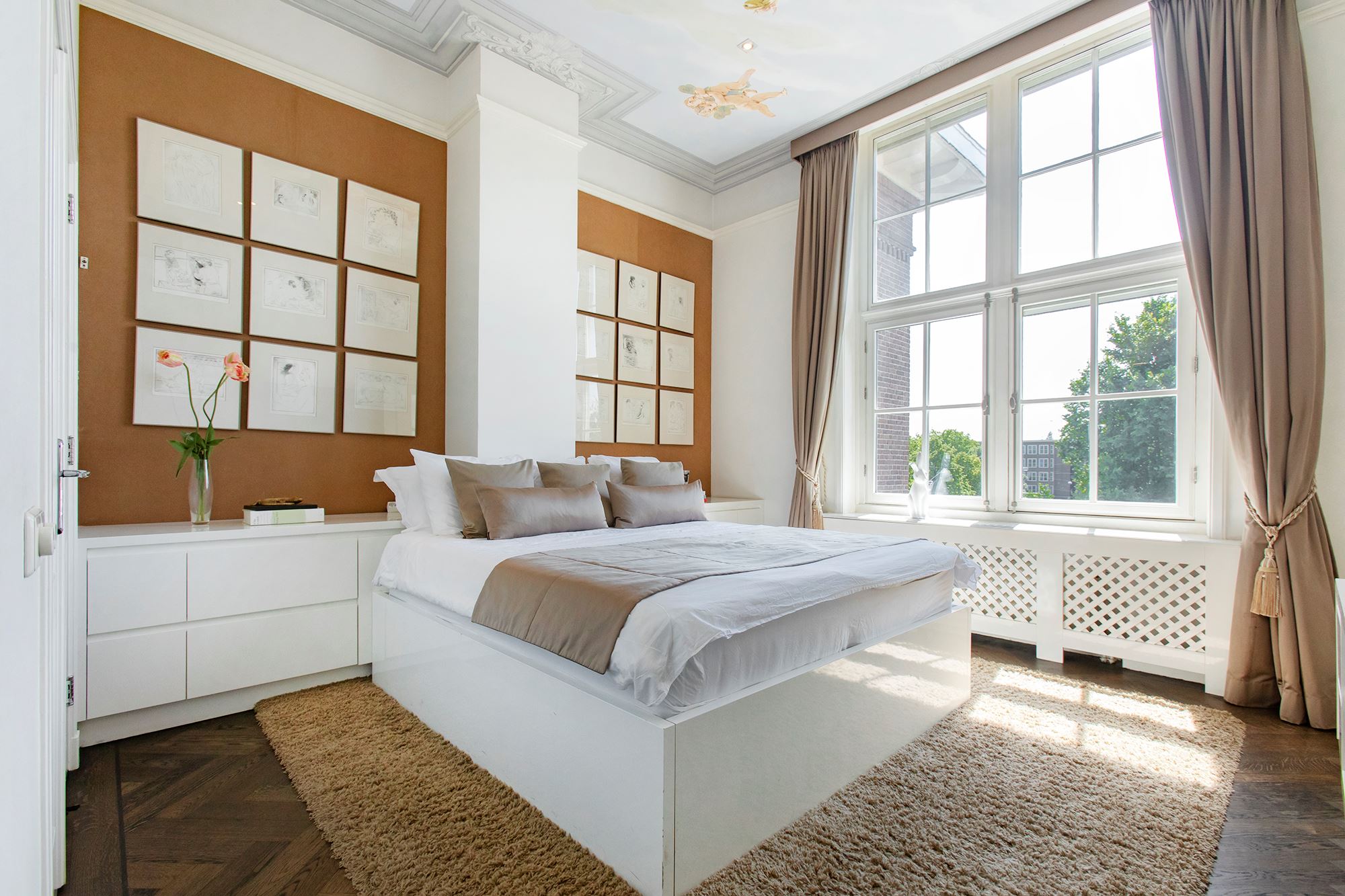 slaapkamer penthouse amsterdam zuid