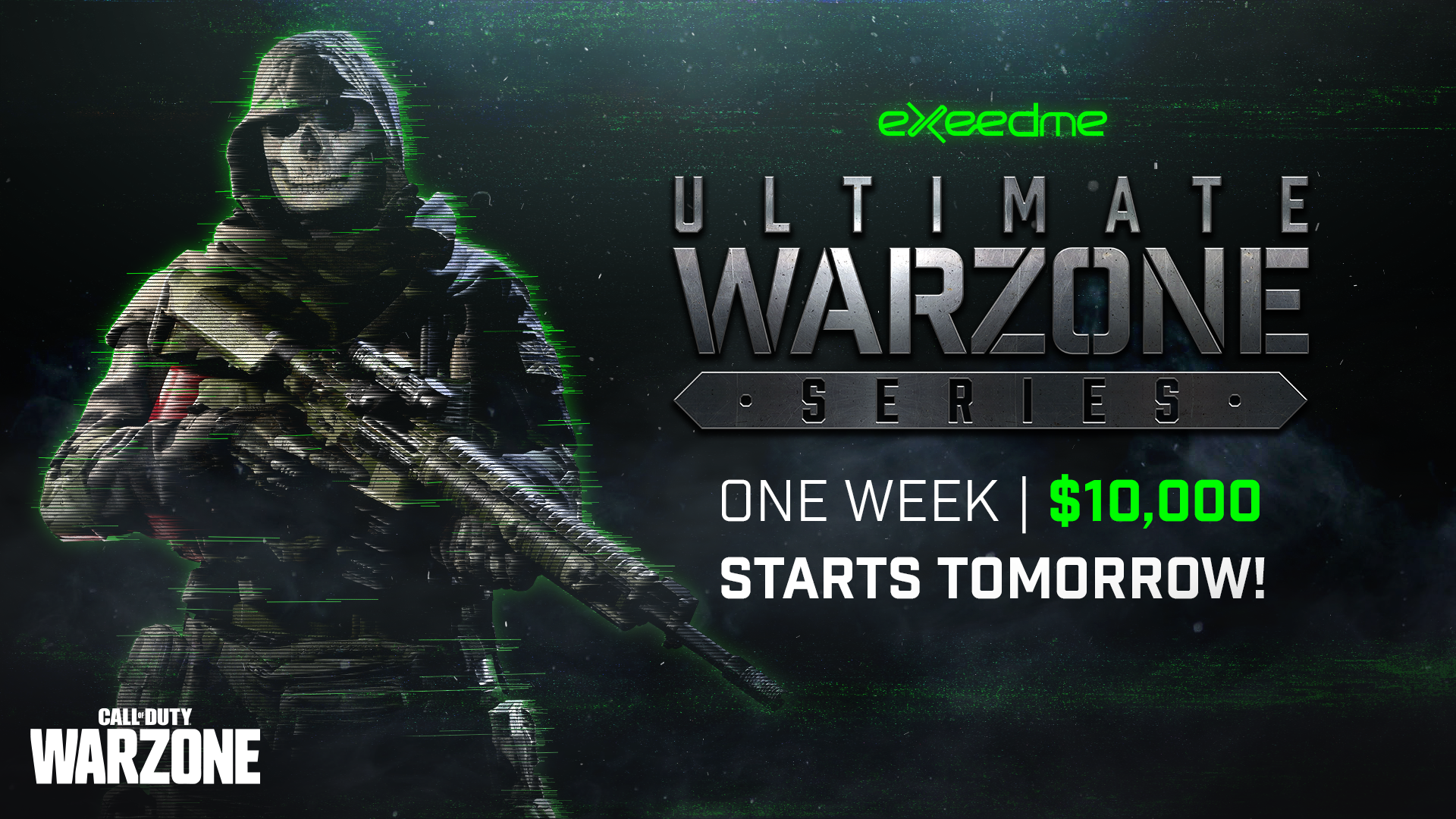 exceedme crypto verdienen call of duty warzone toernooi