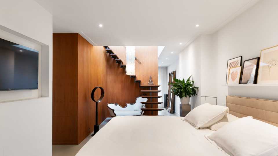 luxe afgewerkte slaapkamer