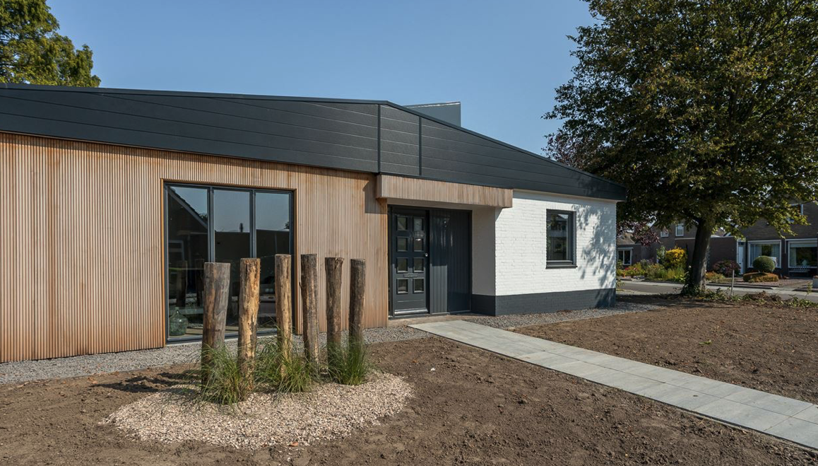 woning omgebouwd tot luxe bungalow