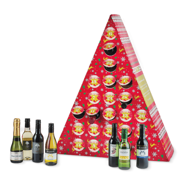 wijn adventskalender kopen bij aldi