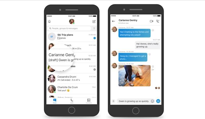 skype chatten mobiel whatsapp