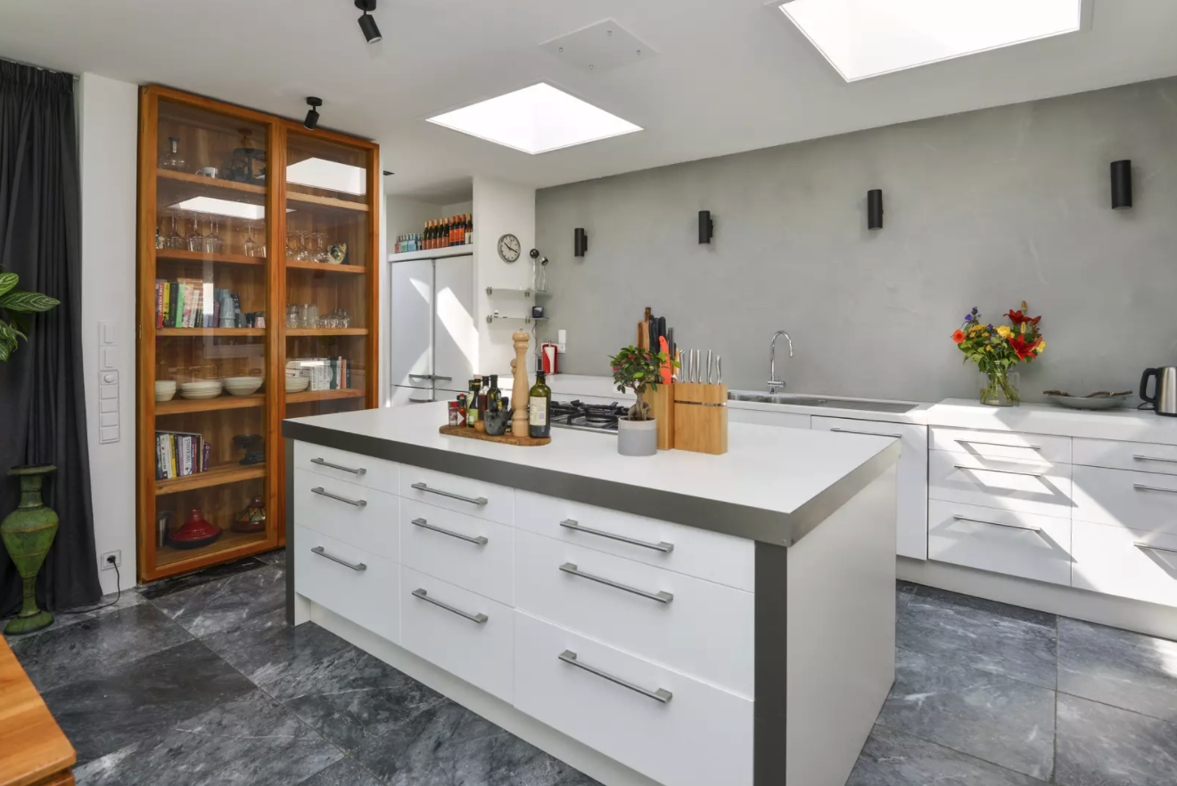 moderne keuken twee-onder-een-kapwoning