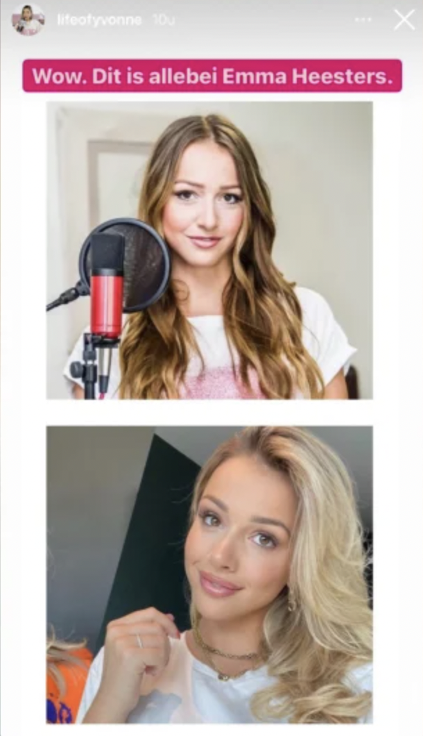 emma heesters vroeger instagram