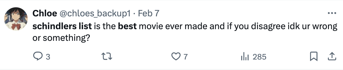 schindlers list review