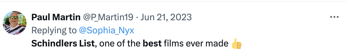 Schindler's List recensie